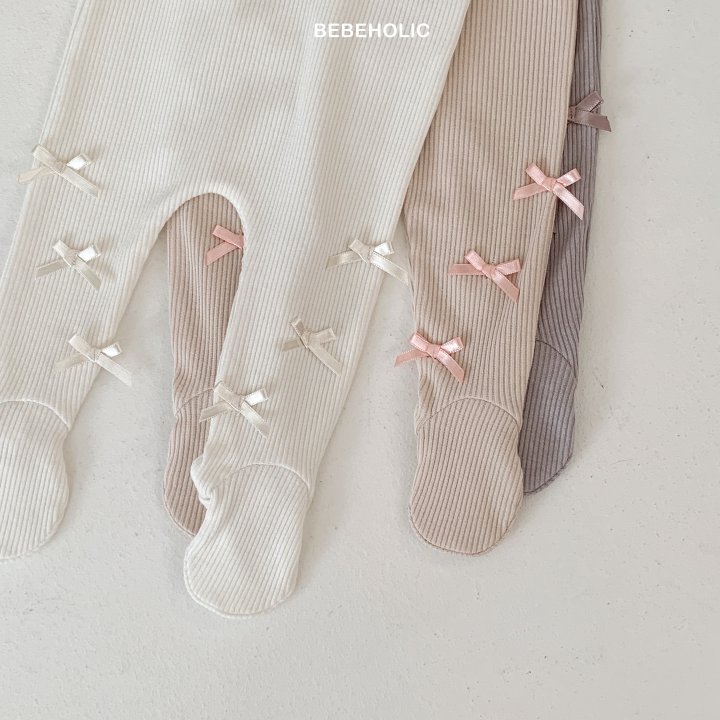 Bebe Holic - Korean Baby Fashion - #babyfashion - Ribbon Foot Leggings - 11