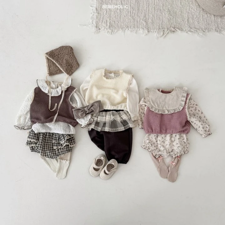 Bebe Holic - Korean Baby Fashion - #babyfashion - Frill Bustier