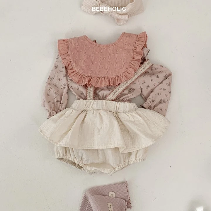 Bebe Holic - Korean Baby Fashion - #babyclothing - Juliet Suspenders Bloomers Skirt - 4