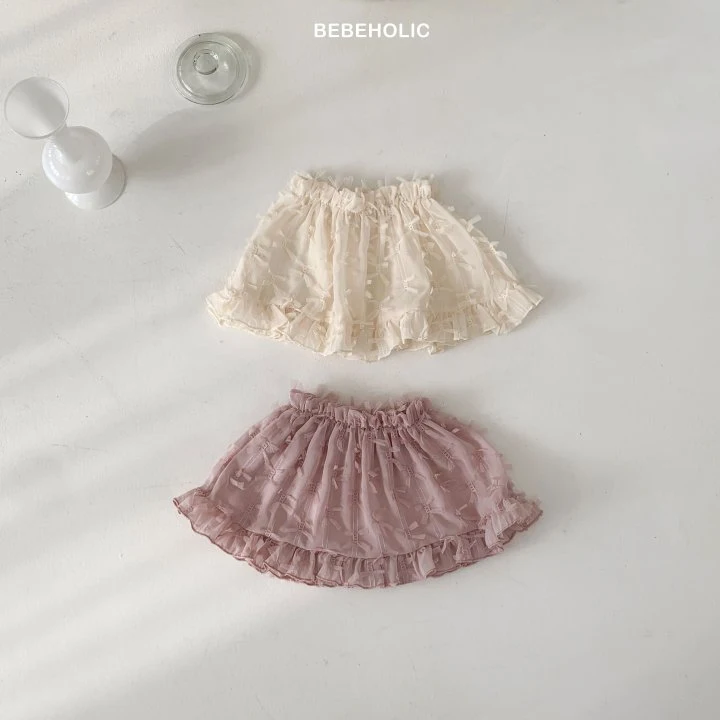 Bebe Holic - Korean Baby Fashion - #babygirlfashion - Roman Ribbon Skirt - 7