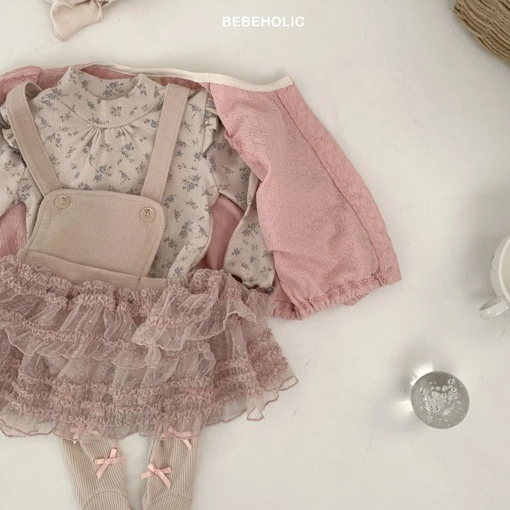 Bebe Holic - Korean Baby Fashion - #babygirlfashion - Coco Layered Suspenders - 7