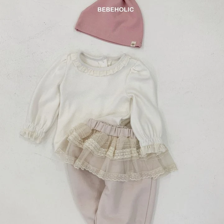 Bebe Holic - Korean Baby Fashion - #babylifestyle - Trang Fril Tee - 3