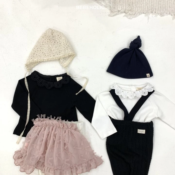 Bebe Holic - Korean Baby Fashion - #babylifestyle - Melody Lace Tee