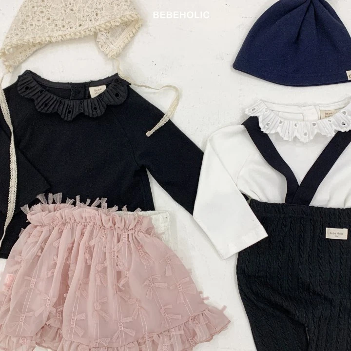 Bebe Holic - Korean Baby Fashion - #babyoninstagram - Melody Lace Tee - 2