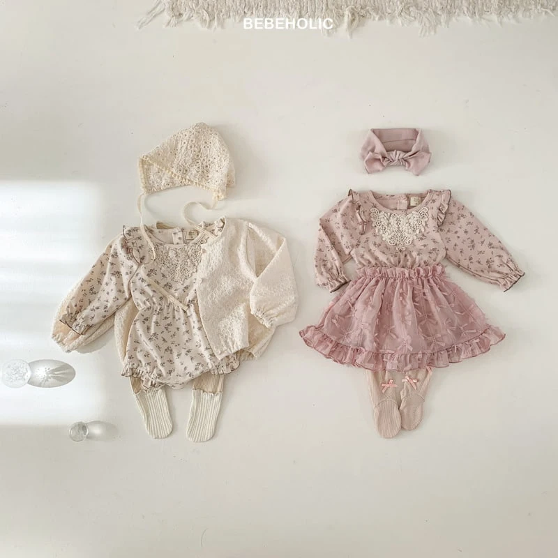 Bebe Holic - Korean Baby Fashion - #babyoninstagram - Pure Frill Suit - 12