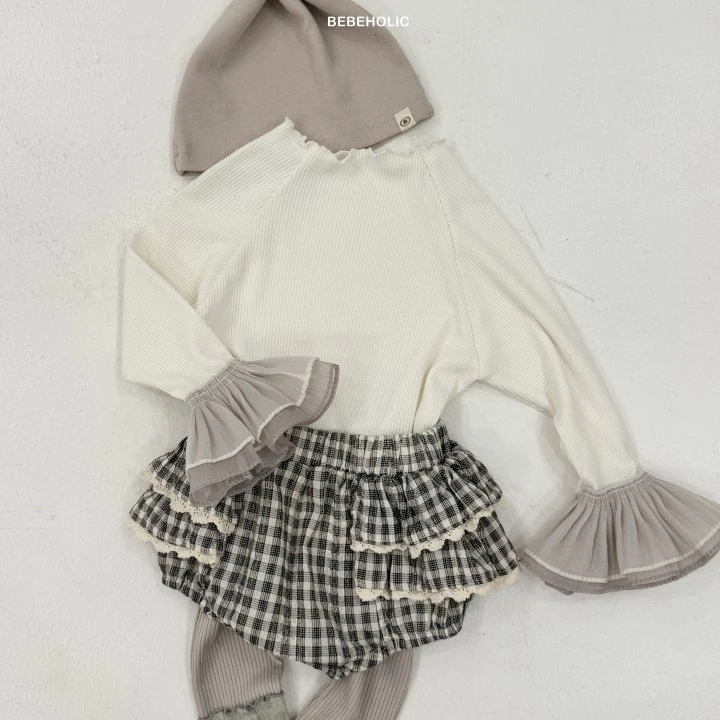 Bebe Holic - Korean Baby Fashion - #babyoninstagram - Double Frill Tee - 4