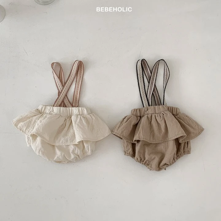 Bebe Holic - Korean Baby Fashion - #babyootd - Juliet Suspenders Bloomers Skirt - 9