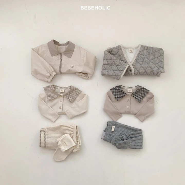 Bebe Holic - Korean Baby Fashion - #babyootd - Sweet Check Tee - 2