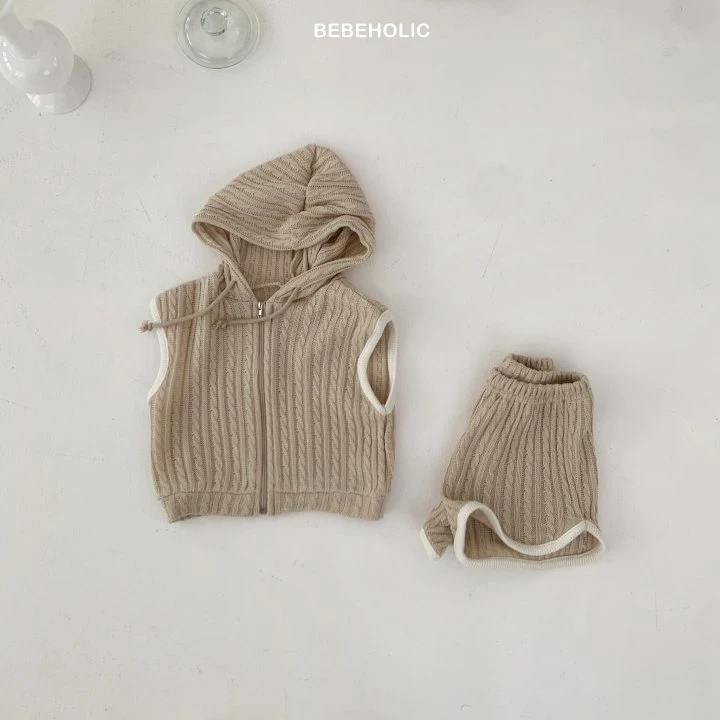 Bebe Holic - Korean Baby Fashion - #babyootd - Twisted Hood Set - 10