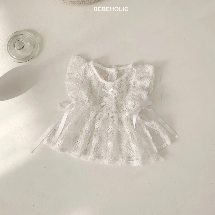 Bebe Holic - Korean Baby Fashion - #babyoutfit - Ribbon Dia Layered Bustier - 10