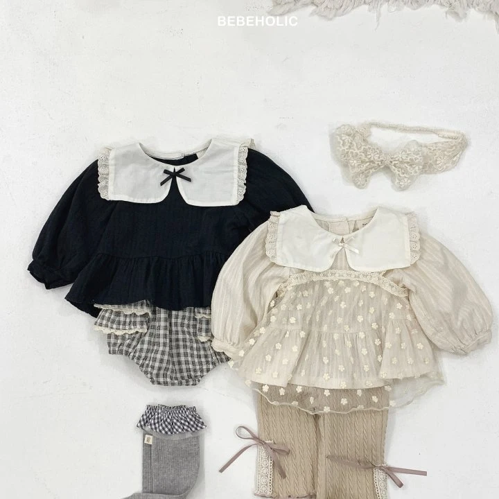 Bebe Holic - Korean Baby Fashion - #babyoutfit - Margaret Cancan Blouse