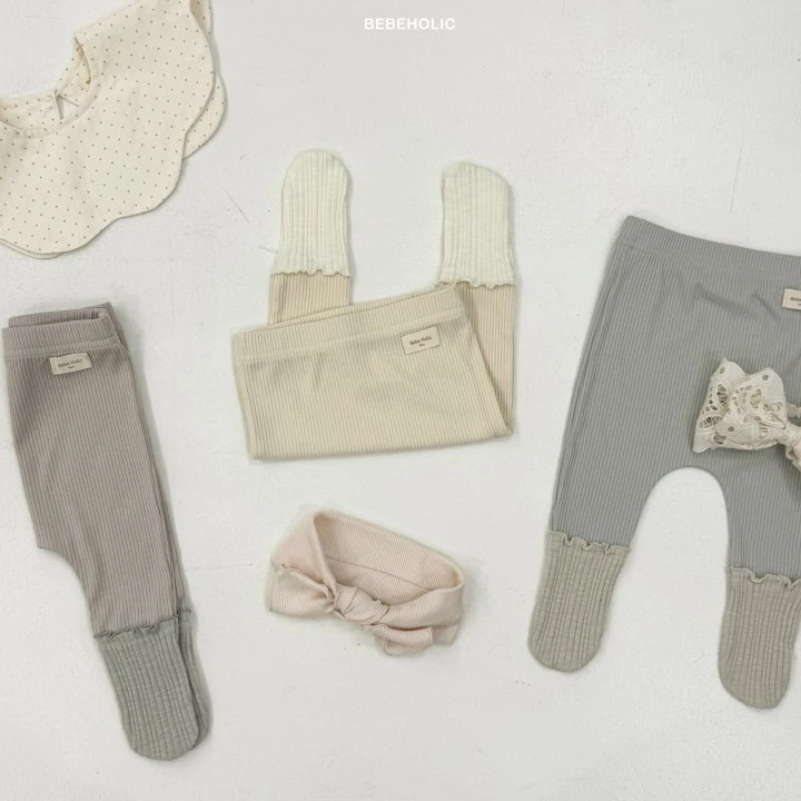 Bebe Holic - Korean Baby Fashion - #babywear - Layering Foot Leggings - 3