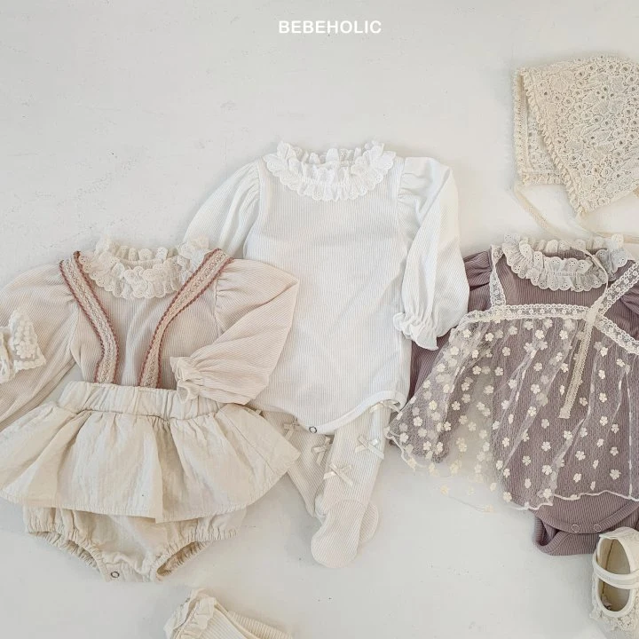 Bebe Holic - Korean Baby Fashion - #babywear - Soft Lace Suit - 2