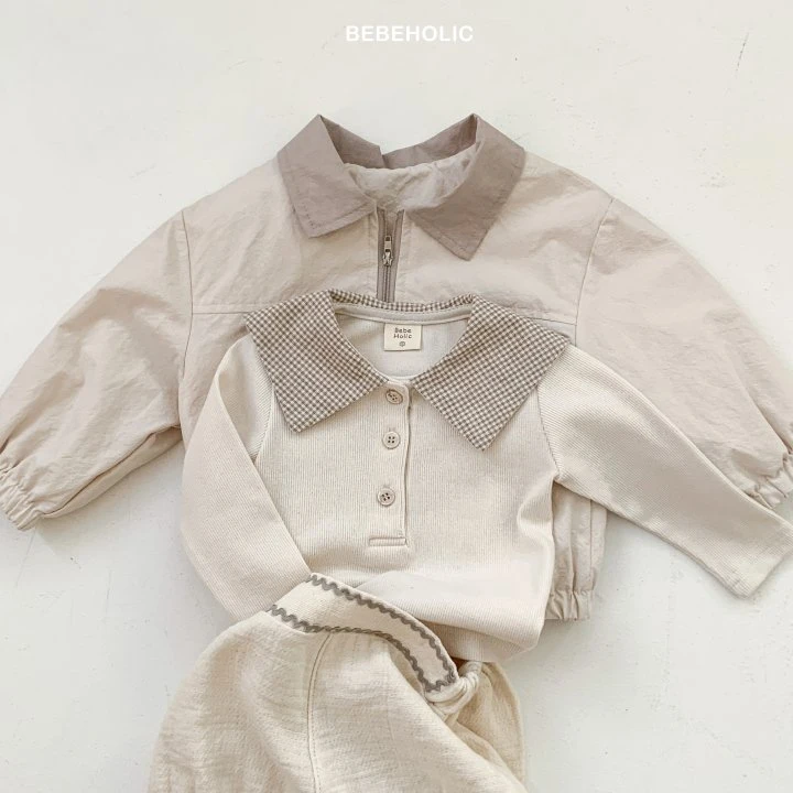 Bebe Holic - Korean Baby Fashion - #babywear - Sweet Check Tee - 5