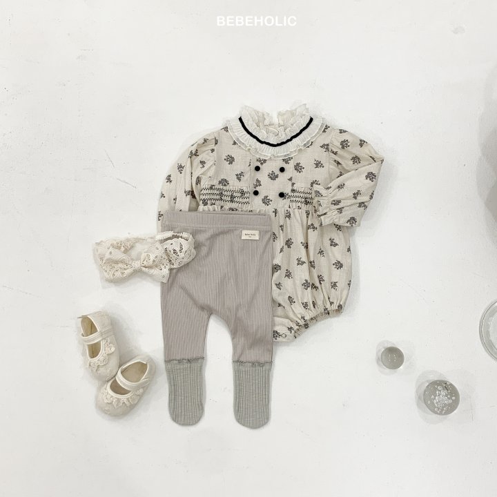 Bebe Holic - Korean Baby Fashion - #babywear - Layering Foot Leggings - 4