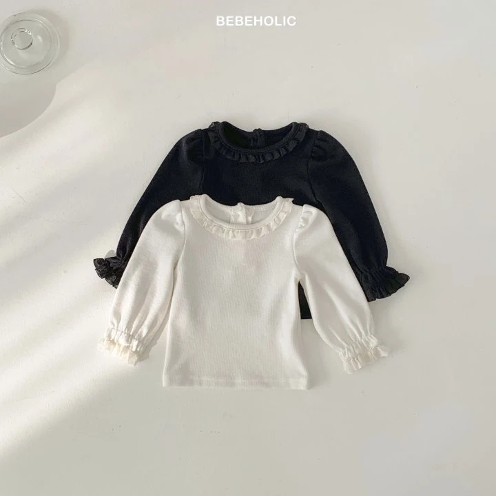 Bebe Holic - Korean Baby Fashion - #onlinebabyshop - Trang Fril Tee - 10