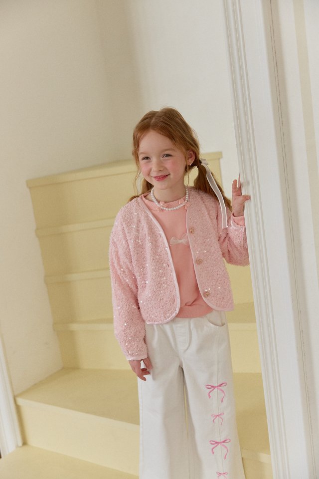 Berry Berry - Korean Children Fashion - #childofig - Spangle Cardigan - 3