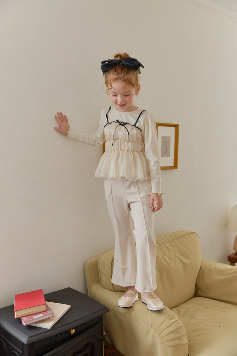 Berry Berry - Korean Children Fashion - #discoveringself - Pearl Flared Pants - 10