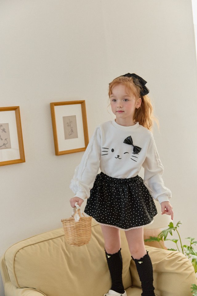 Berry Berry - Korean Children Fashion - #discoveringself - Meow Sweatshirts - 4