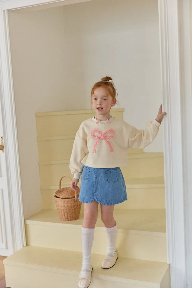 Berry Berry - Korean Children Fashion - #fashionkids - Cross Denim Pants - 9