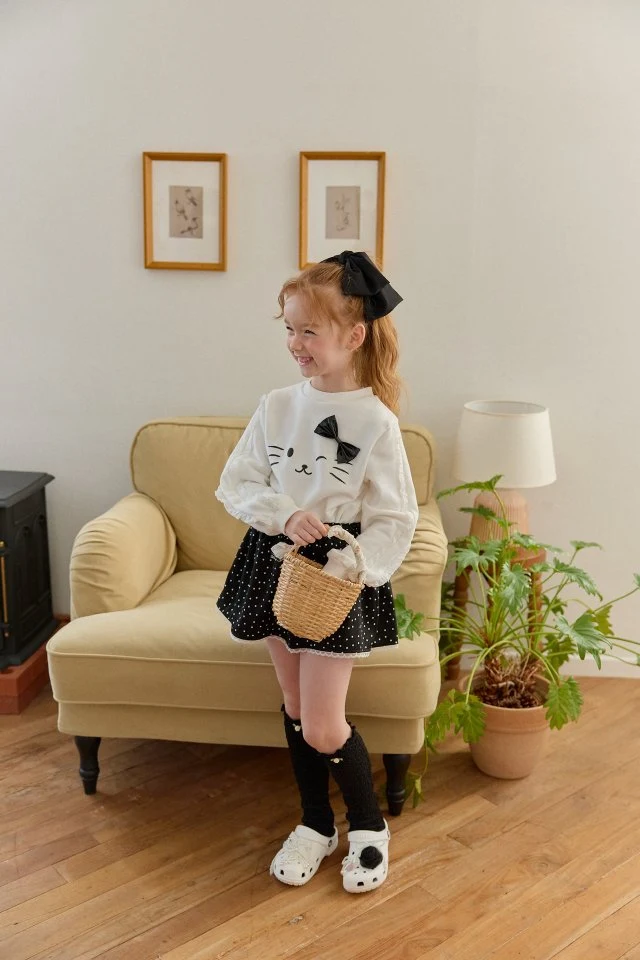 Berry Berry - Korean Children Fashion - #fashionkids - Dot Skirt (with underpants) - 4