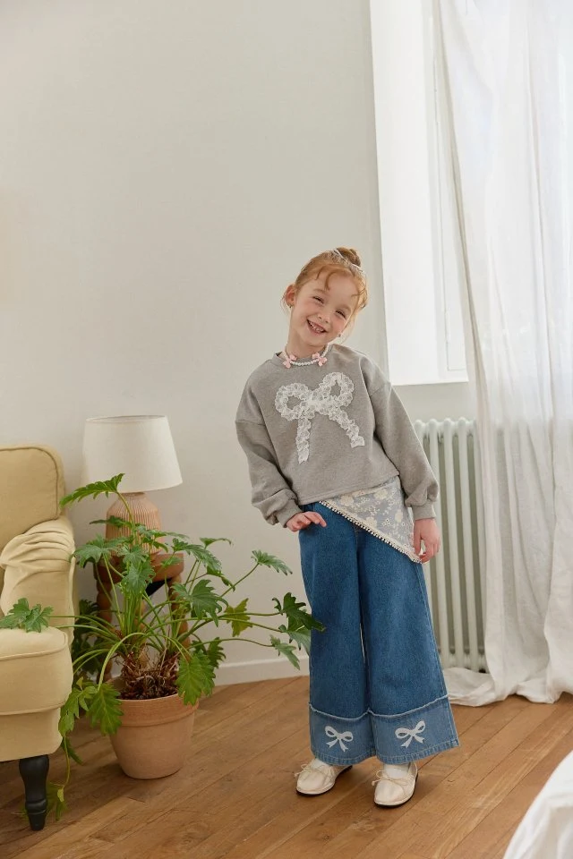 Berry Berry - Korean Children Fashion - #kidzfashiontrend - Two Tone Denim Pants - 11