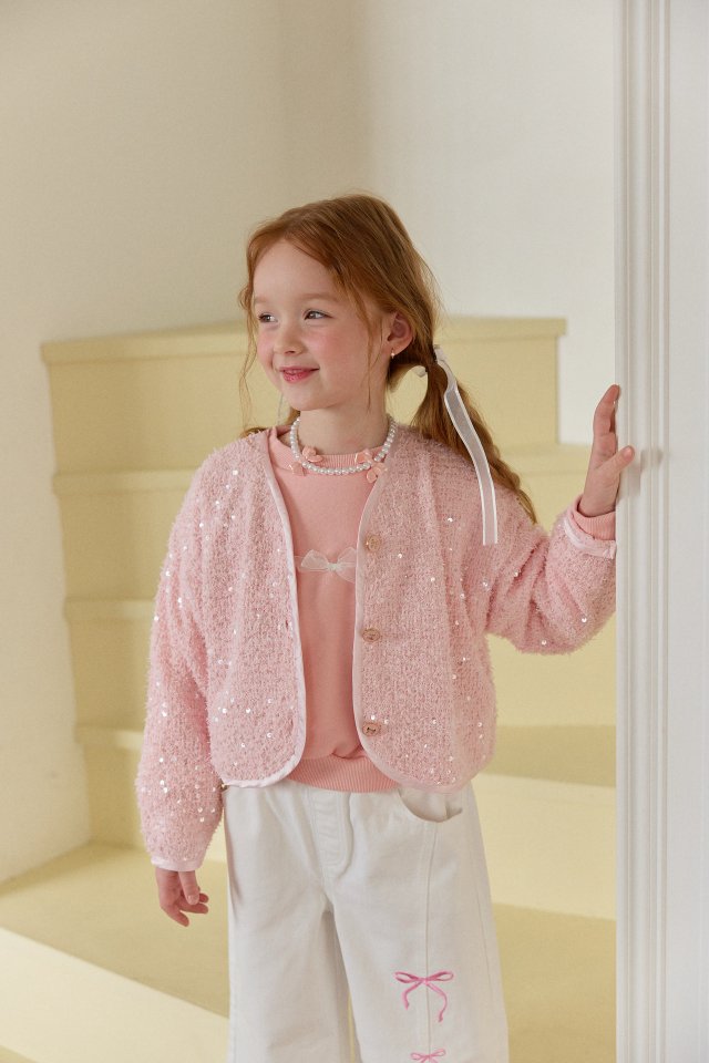 Berry Berry - Korean Children Fashion - #minifashionista - Spangle Cardigan