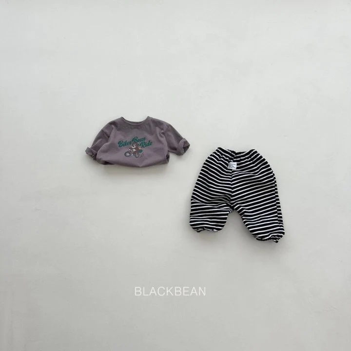 Black Bean - Korean Children Fashion - #designkidswear - Bike Tee - 8