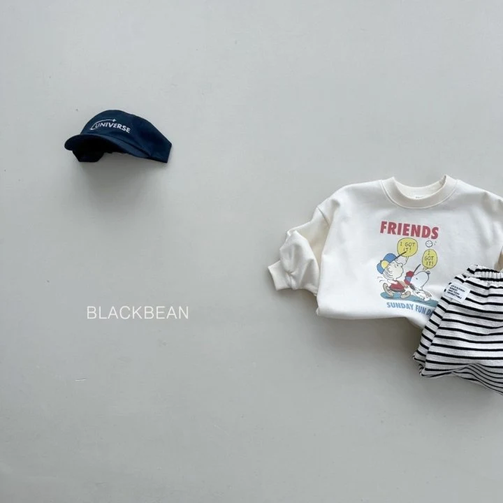 Black Bean - Korean Children Fashion - #littlefashionista - Funny Sweatshirts - 6