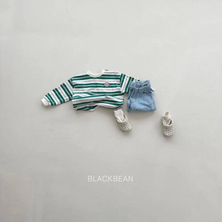 Black Bean - Korean Children Fashion - #littlefashionista - More Stripe Tee - 5