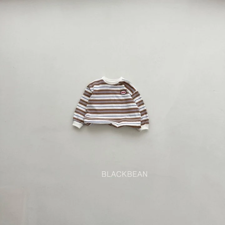 Black Bean - Korean Children Fashion - #toddlerclothing - More Stripe Tee - 10