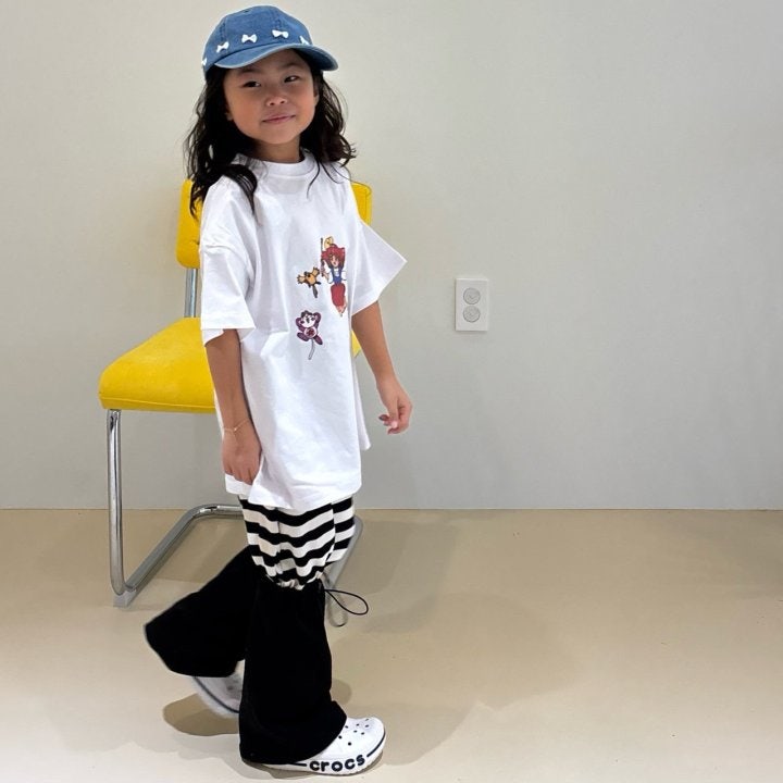 Bobo j - Korean Children Fashion - #prettylittlegirls - Stripe Jogger Pants - 10