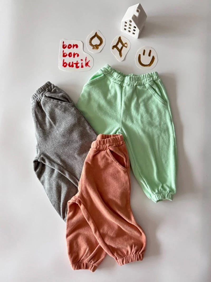 Bon Bon Butik - Korean Children Fashion - #childofig - Terry Jogger Pants