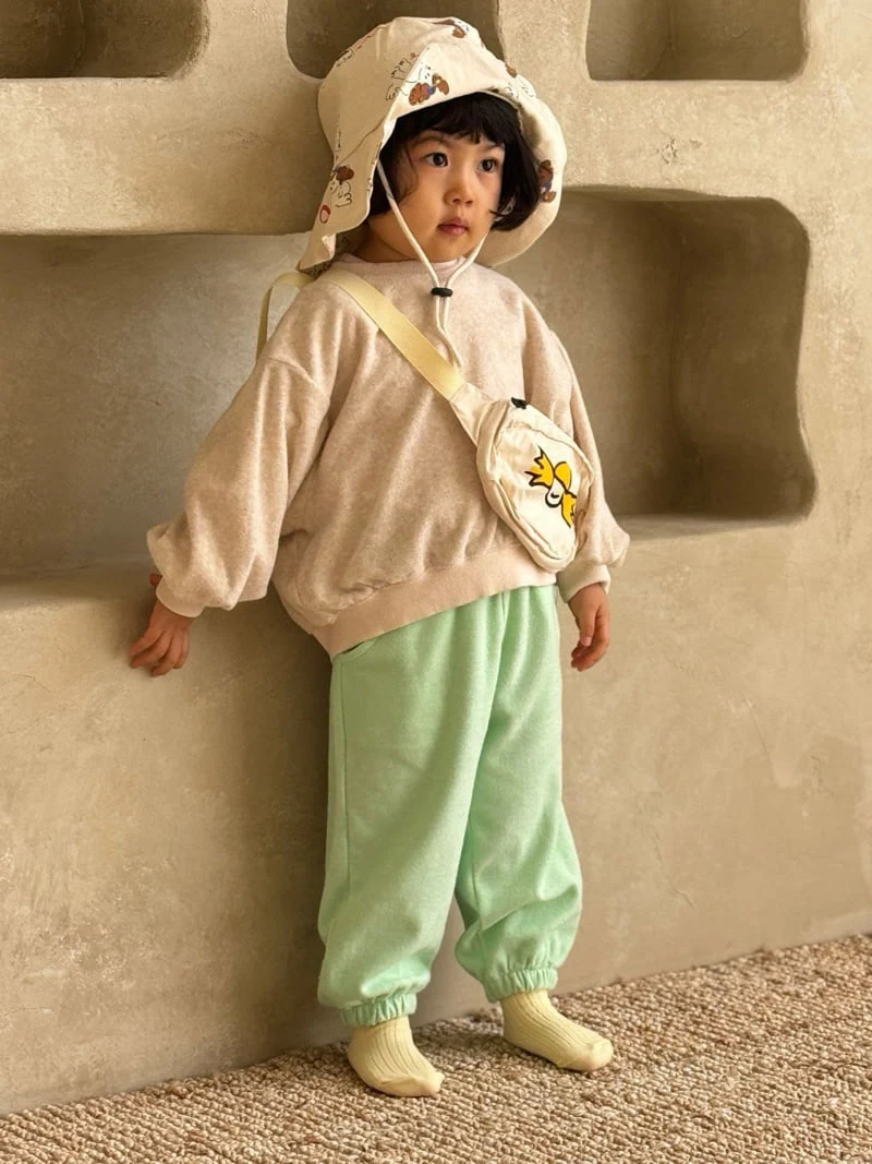 Bon Bon Butik - Korean Children Fashion - #designkidswear - Terry Jogger Pants - 3