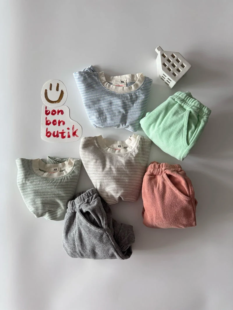 Bon Bon Butik - Korean Children Fashion - #fashionkids - Terry Jogger Pants - 5