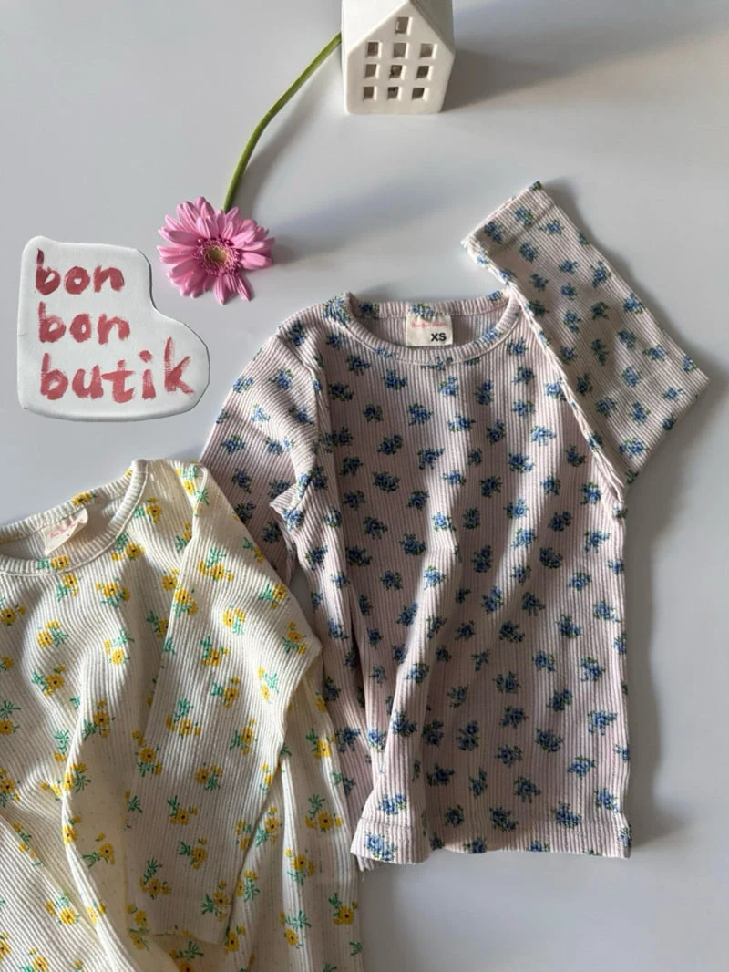 Bon Bon Butik - Korean Children Fashion - #minifashionista - Isle Flower Tee