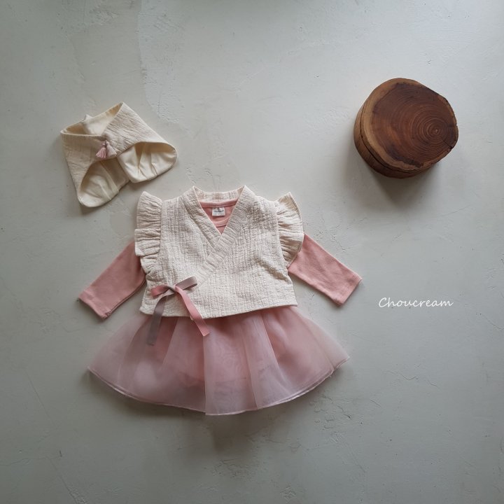 Choucream - Korean Baby Fashion - #babyboutique - Bebe Girl Hanbok Set (set of 3)