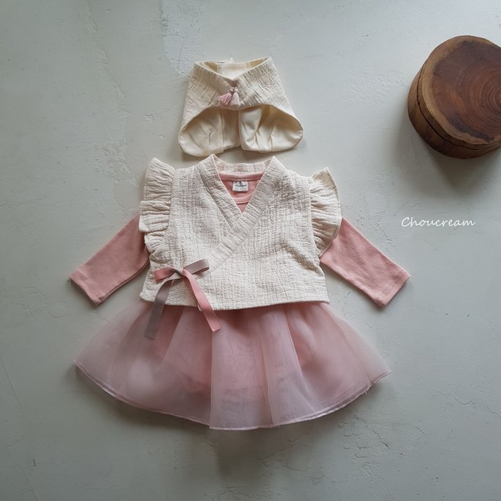 Choucream - Korean Baby Fashion - #babyboutiqueclothing - Bebe Girl Hanbok Set (set of 3) - 2