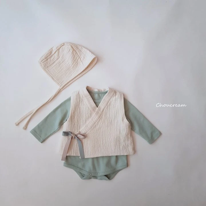 Choucream - Korean Baby Fashion - #babylifestyle - Bebe Boy Hanbok Set (set of 3) - 6