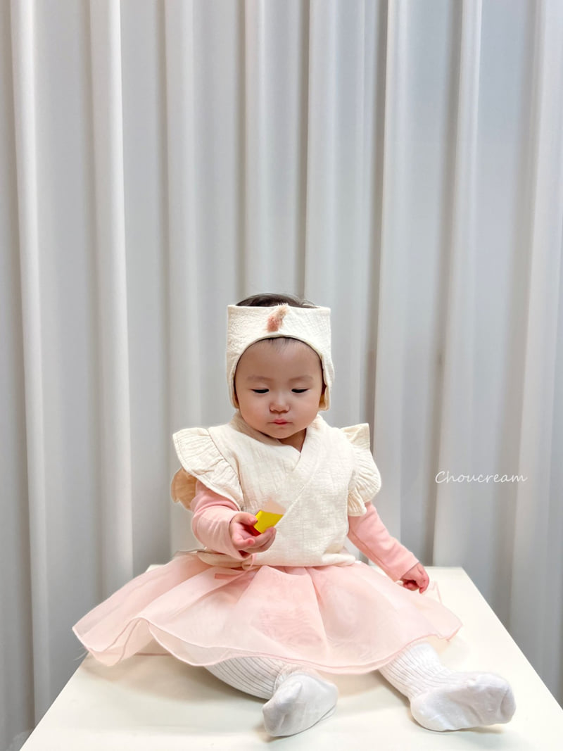 Choucream - Korean Baby Fashion - #babyoutfit - Bebe Girl Hanbok Set (set of 3) - 11