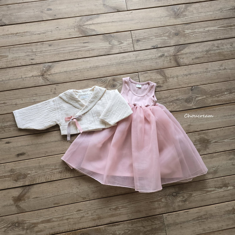 Choucream - Korean Baby Fashion - #onlinebabyshop - Sarah Hanbok Set - 12