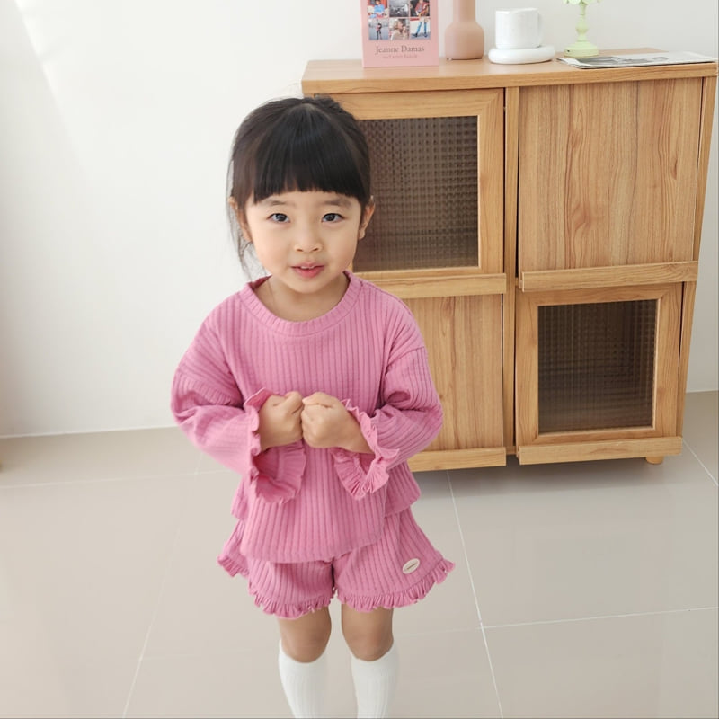 Color - Korean Children Fashion - #designkidswear - Bonbon Top Bottom Set - 8