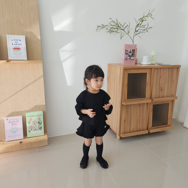 Color - Korean Children Fashion - #minifashionista - Bonbon Top Bottom Set - 4