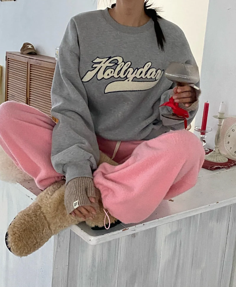 Diana - Korean Women Fashion - #momslook - Holly Sweatshirts - 6