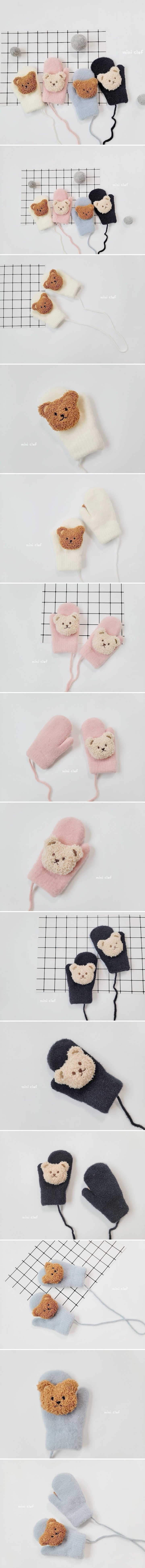 Dominico - Korean Children Fashion - #childofig - Cozy Bear Gloves