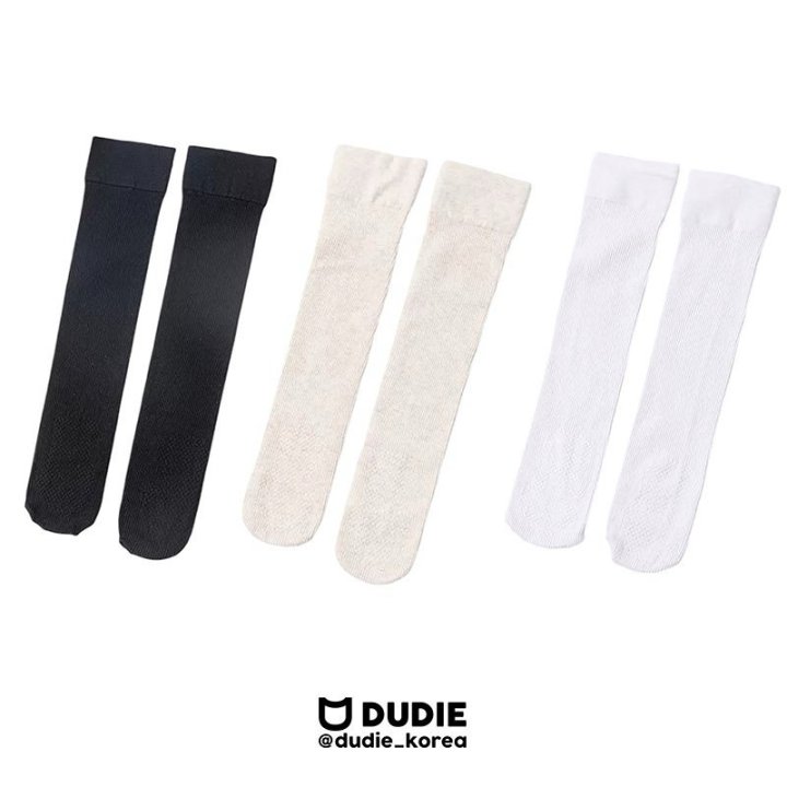 Dudie - Korean Children Fashion - #kidsstore - Cotton Stockings (set of 3) - 2