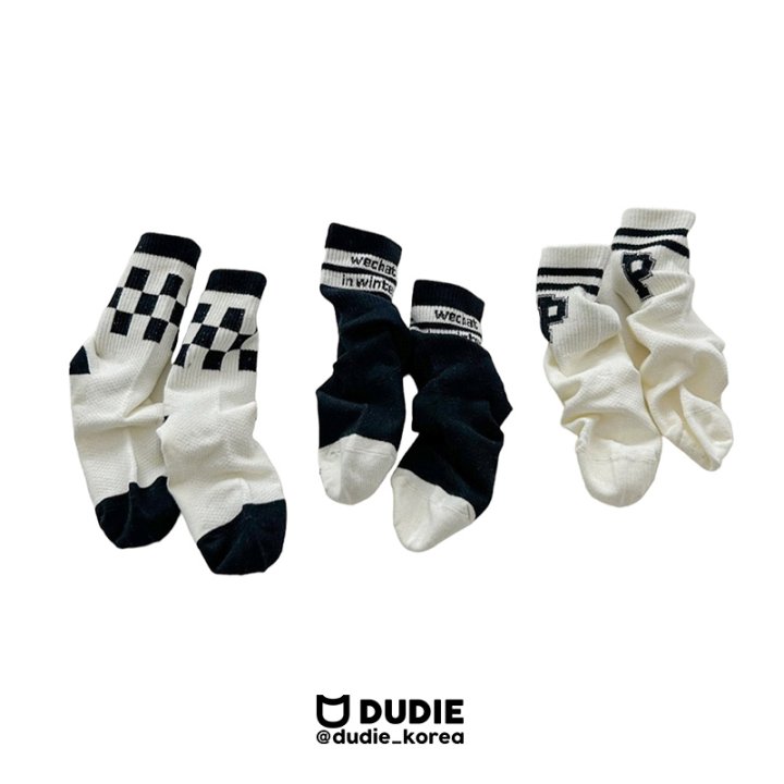 Dudie - Korean Children Fashion - #kidsstore - Black P Set (set of 3) - 4