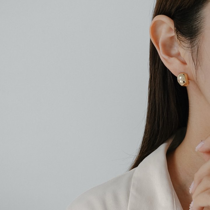 Eeiitt - Korean Women Fashion - #momslook - Simple Square Way Earrings - 12