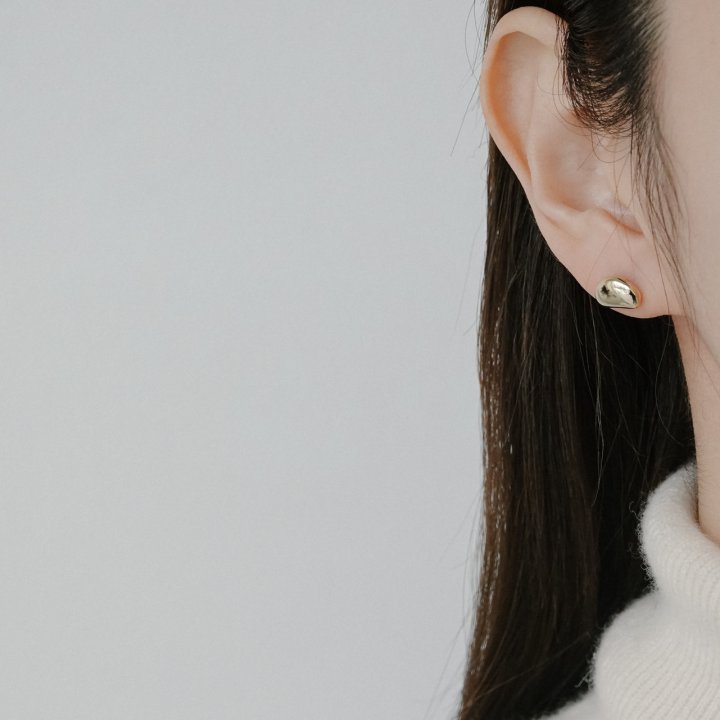 Eeiitt - Korean Women Fashion - #momslook - Simple Mini Bean Earrings - 12