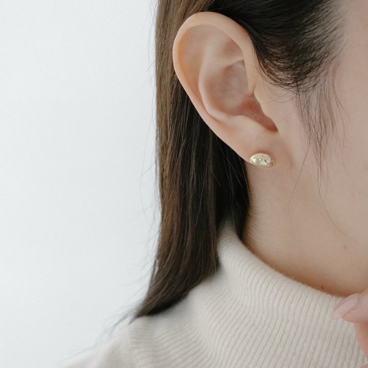 Eeiitt - Korean Women Fashion - #momslook - Simple Mini Bean Earrings - 6